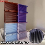 EMERY Fuse Beads Crafting Tray, 10/15 Slots Efficient Sorting Beans Shovel, Crafting Arts DIY 2.6mm 