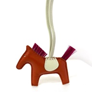 HERMES米白/桃/楓葉色小馬