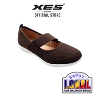 XES Ladies BSLC1258-3 Comfortable Sneakers Casual Shoes ( Brown / Pink )