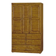 [特價]【obis】霍普樟木色4x7尺三門六抽衣櫥(衣櫃 櫥櫃)樟木色 4x7尺