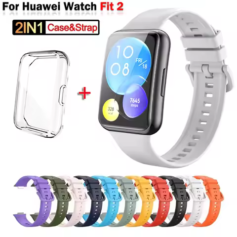Replacement Watch Band For Huawei Watch Fit 2 Strap Silicone Strap For Huawei Watch Fit2 Watchbands