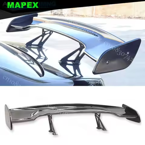 Universal Fitment 57" GT Style Gloss Black Rear Trunk Spoiler Tail Wing Lip ABS