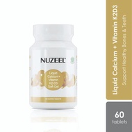 NUZEEL Liquid Calcium + Vitamin K2-D3 Soft Gel (60s)