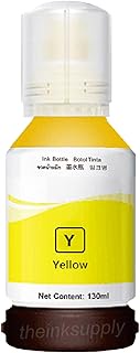 theinksupply Compatible with Epson 001 Printer Ink Bottle Refill for Epson Ecotank InkTank Printers L4150 L4160 L4260 L6160 L6190 L6290 - Jumbo(130ml),Yellow