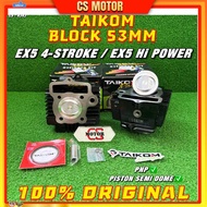TAIKOM EX5 HI POWER 53MM EX5 4-STROKE 53 BLOCK SIZE 53MM RACING BLOCK EX5 53