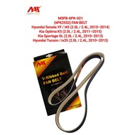 MEAUSU FAN BELT HYUNDAI SONATA YF I45 TUCSON IX35 KIA OPTIMA K5 SPORTAGE SL (MSFB-6PK-021 / 6PK2552)