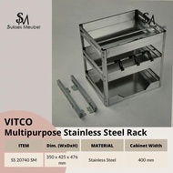 SS 20740 SM VITCO / MULTIPURPOSE STAINLESS STEEL RACK MERK VITCO