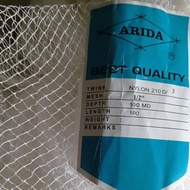 jaring bahan anco NILON ARIDA D3 ½ inch jaring bahan anco jaring ikan kecil jaring bahan jala