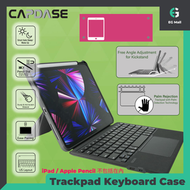 CAPDASE - IPad Air 11 M2 2024 防撞殼 藍牙鍵盤 Keyboard Trackpad 觸控 Mouse 多角度 Apple Pencil SLOT 可拆卸 磁吸保護殼