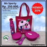 Ms sporty tupperware Lunch Box