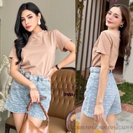 SM ️RM 7851 Set Shirt + Jeans Shorts