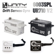 Unity RC 6003SPL Metal Short Body Servo UR710 V2 Anti-Shake Rudder Gyroscope for 1/10 Rear-Drive Dri