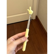 Retractable Finger Reading Stick Thumb Baton Learning Teaching Children Baby Flat Point Stick