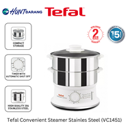 Tefal Convenient Food Steamer Stainless Steel (VC1451) Periuk Kukus Pengukus Elektrik Tefal Pengukus