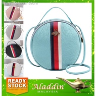 ☒┇◘✷🚘aladdin🚘 aladdin pro alladin Bee 3 Line Round Sling Bag Handbag Women Gift Hadiah Beg 7Y2