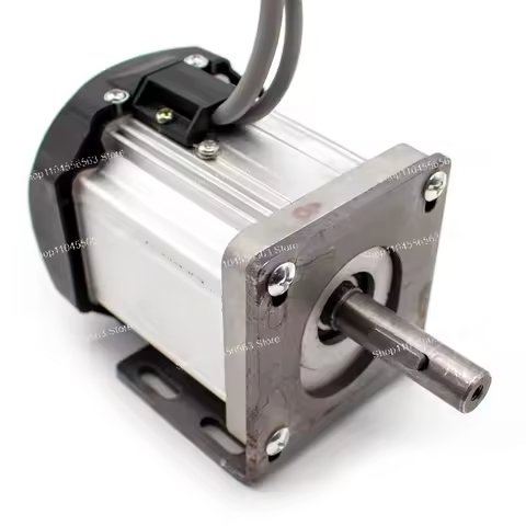 220V High Power 80MM Brushless DC Servo Motor Kit BLDC with Controller Speed Adjustable for Woodwork