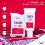 Pasionate Beauty - Milk Collagen Supreme Bleaching Soap, Hydra Glow Supreme Moisturizer (COMBO I)
