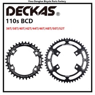 Deckas 110s BCD Chainring For Road Bike 36T 38T 40T 42T 44T 46T 48T 50T 52T For Shimano R4700 R7000 