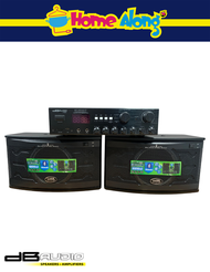 DB AUDIO  6" 3 WAY SPEAKER AND AMPLIFIER SET 600WX2 BT/USB/FM/SD