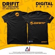 Giant Drifit Bike Tshirt / Microfiber Jersi / Racing Tshirt Jersey