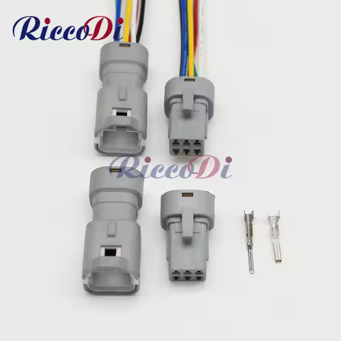 1 Set6 Pin Automotive Wiring Electric Plug Waterproof Cable Harness Male Female Connector Socket MG6