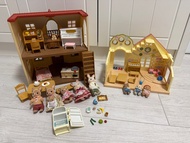 正版二手 森林家族 別墅家具 含玩偶 幼兒園