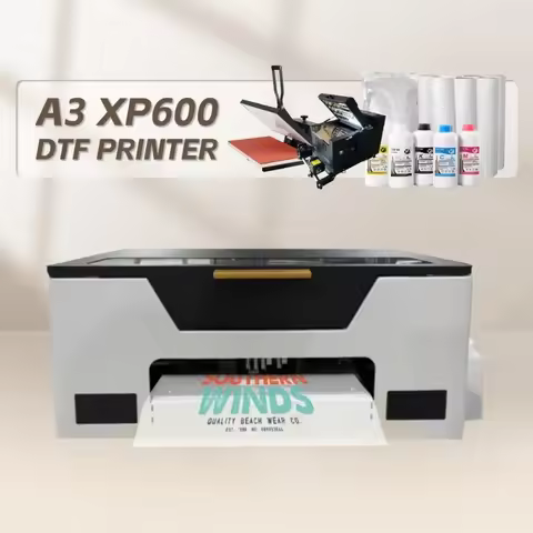 A3 Dtf Printer L1800 Xp600 Printhead Heat Press Machines 30cm White Ink Dtf Printer t Shirt Printing