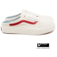 VANS OLD SKOOL MULE  RED TRUE WHITE (JAPAN 🇯🇵) **ไม่มีขายในไทย (สินค้ามีประกันแท้)