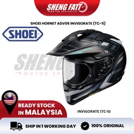SHOEI HORNET ADV 06 INVIGORATE (TC-5) OFF ROAD HELMET MOTOCROSS HELMET TOURING HELMET LIGHTWEIGHT HE