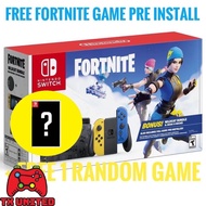 [NEW STOCK] Nintendo Switch V2 Fortnite Bundle with Pre-installed Full Game (1 Year Warranty) FREE 2