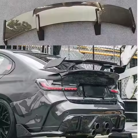 For F30 F32 F36 F10 F22 G20 G22 G30 G42 M2 M3 M4 M5 Rear Spoiler Wing for BMW Universal Tail Fins MP