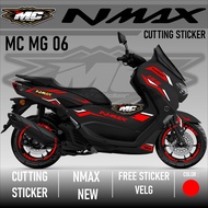 Aksesoris Motor Yamaha Nmax New 2020 2021 Free Velg Skotlet Sticker Striping Lis Variasi Cutting Sti