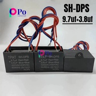 XJ Washing Machine Capacitor 9.7 UF+3.8 UF 4-Wire Capacitor