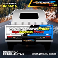 DECAL STICKER BAK BELAKANG MOBIL GRANMAX PICK UP / DECAL STIKER BAK CARRY L300 / VARIASI STIKER BAK