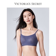 维多利亚的秘密（Victoria\'s Secret） 经典老花蕾丝返定杯背心式文胸内衣女士 99L7长春花蓝老花 11216630 S
