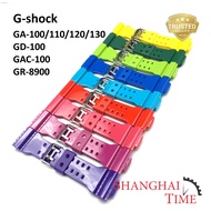 G-shock GA100 GA110 GA120 GA130 GD100 GAC100 GDF100 GR8900 Silicon Strap Jam Tangan G-Shock Strap Various Color
