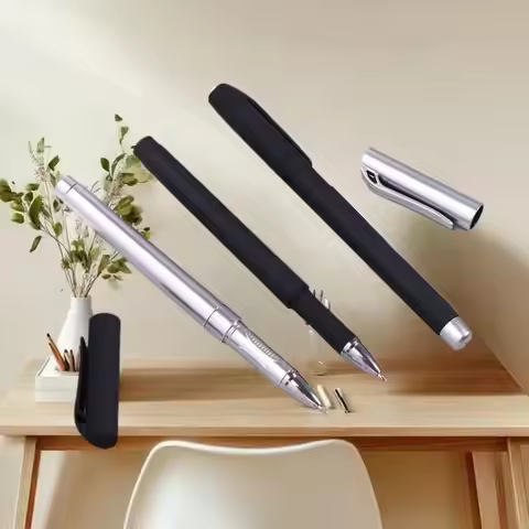 Confidential Note-Taking Pen with Automatic Retractability and Invisible Ink