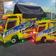 Bisa Cod Jumbo truk kayu truk lampu truk 42 Miniatur truk jumbo uk 42