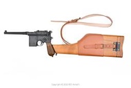 【原型軍品】全新 II 二戰國軍抗戰M712 C96 盒子砲 手槍實木盒+皮套 WE規格 駁殼槍 04322