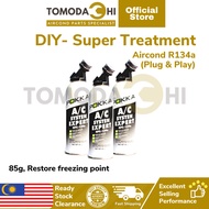TOMODACHI Car Aircond AC Stop Leak Gas R134a With Oil Treatment A/C Deep Freeze Super Treatment DIY Baiki Bocor Repair