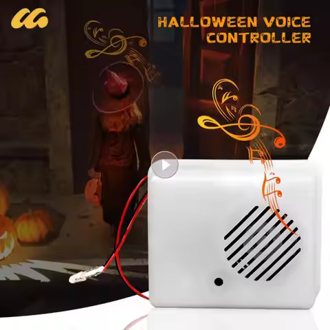 Scary Halloween Sound Sensor Creative Scream Speaker Sound Sensor Horror Screaming Prop Funny Party 