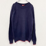 古著PUMA針織衫，藏藍色，小號