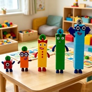 Numberblocks Friends One to Five Figure Set by hand