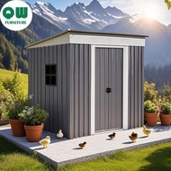 Outdoor tool shed, storage box, locker, outdoor metal shed