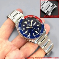 20mm 22mm Stainless steel Watch strap for Seiko No.5 Skx009 Skx007 Skx175/173 Metal watchband Oyster