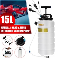 15L Pneumatic Manual Vacuum Fluid Extractor Brake Oil Changer Pump Engine Gear Oil Transmission Flui