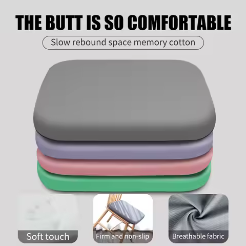 1PC Ergonomic Memory Cotton 0ffice Student Seat Cushion Hemorrhoid Seat Cushion Car Seat Cushion Fou