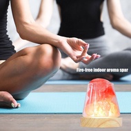 Crystal Natural Himalayan Salt Lamp Rock USB LED Night Light Table Desktop For Living Room Bedroom Bedside Oil Diffuser Gift