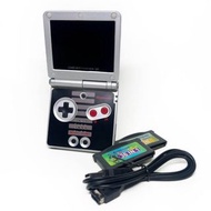 Gameboy advance SP 高光IPS 灰機版 NES版 連遊戲充電線 GBASP GBA SP 任天堂 Nintendo game boy 中古 懷舊 遊戲機