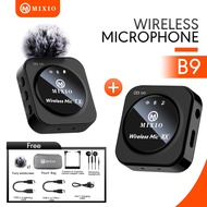 MIXIO B9 B10 Wireless Microphone Mic Wireless Live Clip on Hp Camera